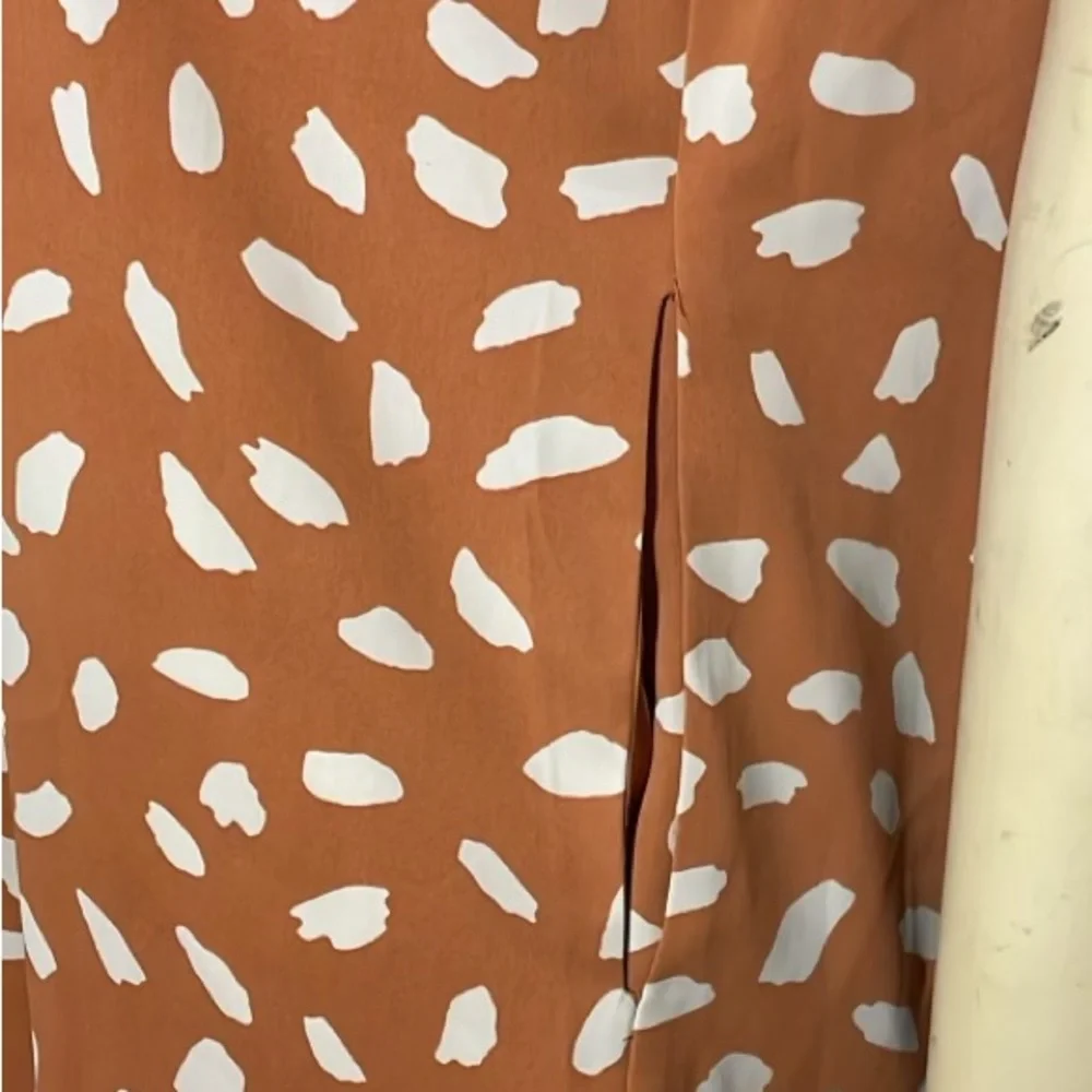 Umgee Orange and White Patterned Dress - Picture 13 of 15